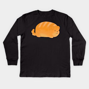 Loaf dog Kids Long Sleeve T-Shirt